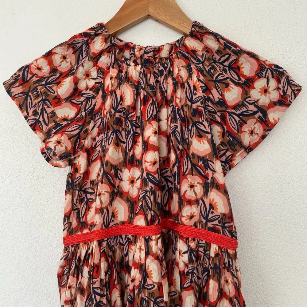 Gymboree Floral Print Short Sleeve Dress Size‎ 5